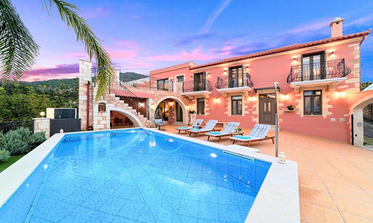 خانيا Steve Kois Villa Heated Pool المظهر الخارجي الصورة