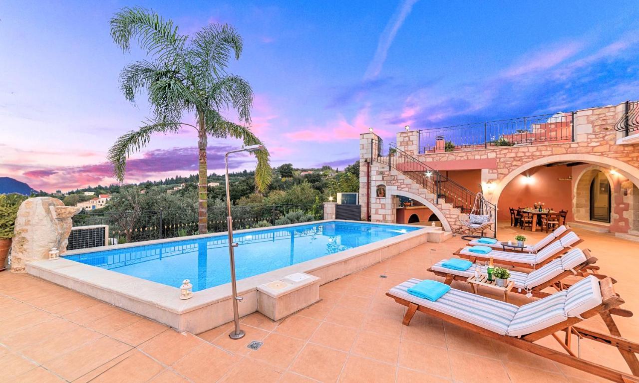 خانيا Steve Kois Villa Heated Pool المظهر الخارجي الصورة